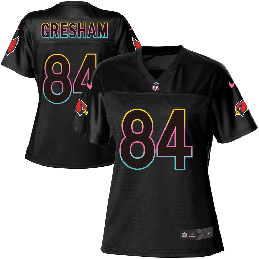 Women's Game Jermaine Gresham Nike Jersey Black - #84 Fashion NFL Arizona Cardinals